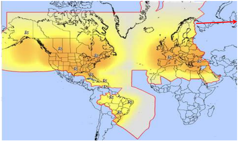 Globalstar Prepaid Airtime Coverage Map